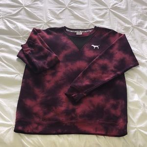 PINK Tie Dye Sweatshirt